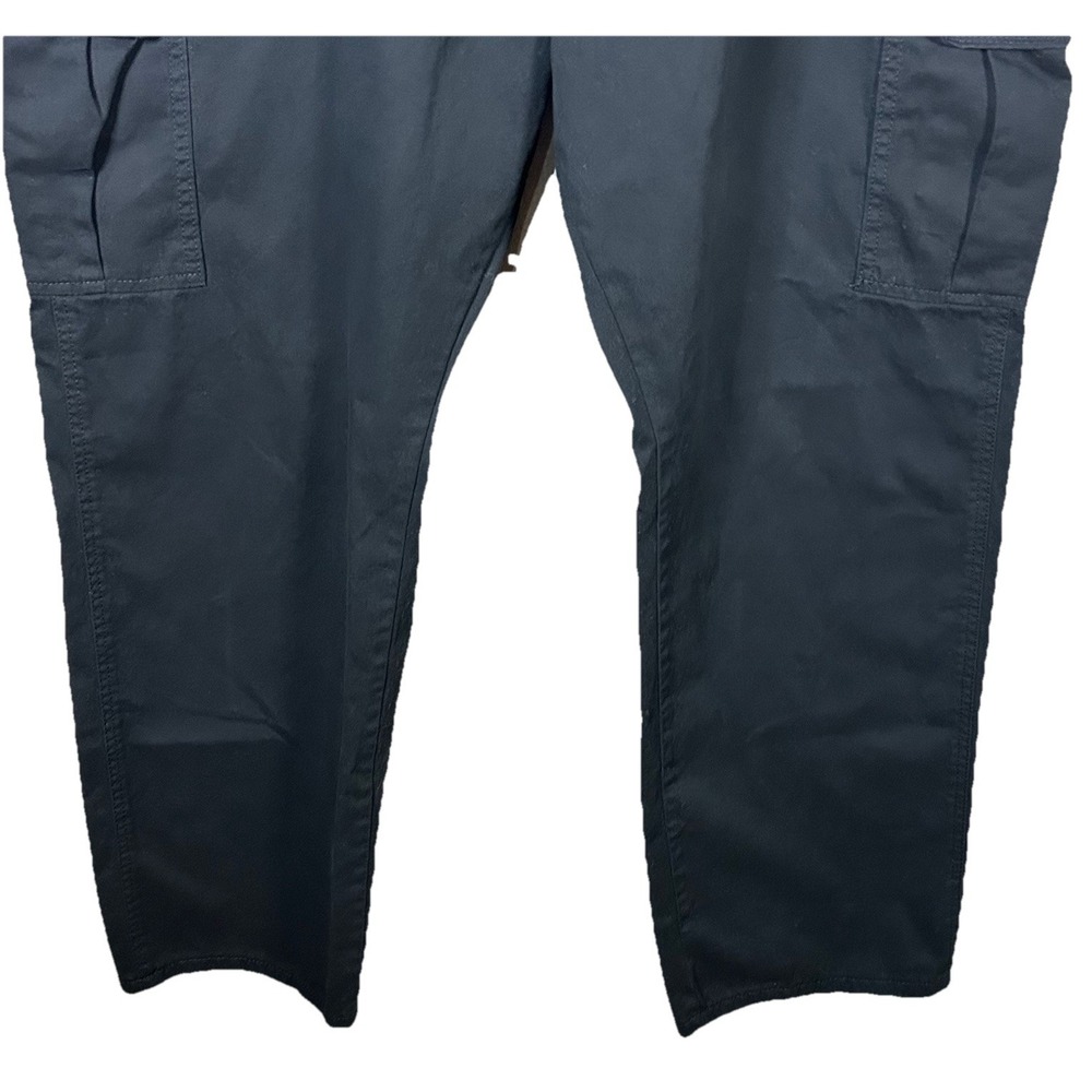 Wrangler Mens Cargo Pants Black Size 40x32 Straight 100% Cotton - Picture 4 of 10